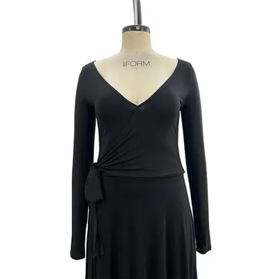 Knitted Deep V-neck Top